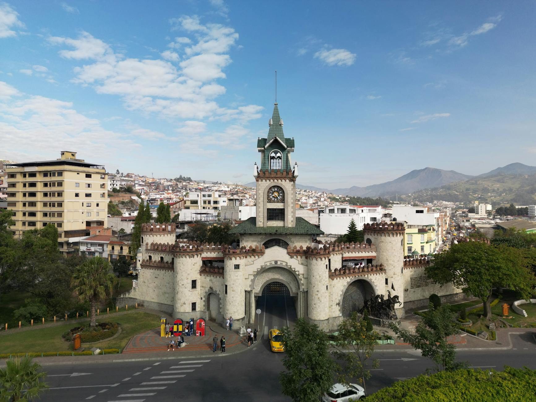 view of the gate of the city loja ecuador